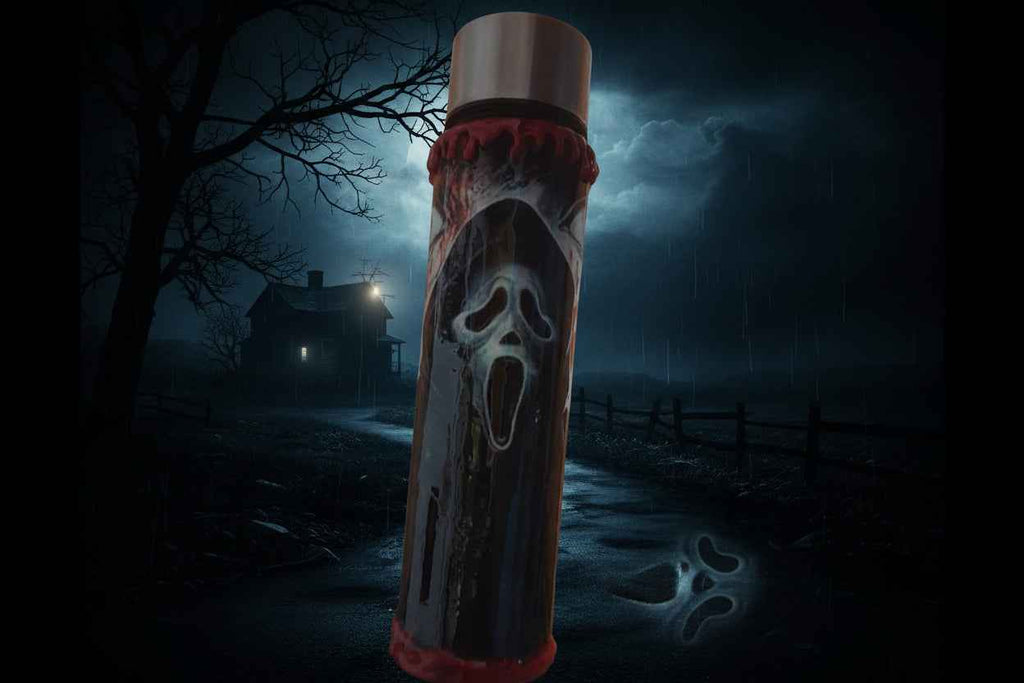 Ghostface Killer Artisan Tumbler | Hand-Crafted Scream Horror Drinkware
