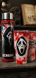 Ghostface Killer Artisan Tumbler | Hand-Crafted Scream Horror Drinkware